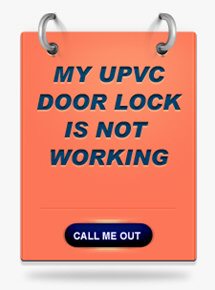 UPVC Door lock repair callout button